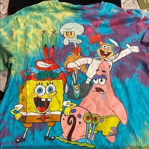SpongeBob SquarePants Tie-Dye Kids T-Shirt